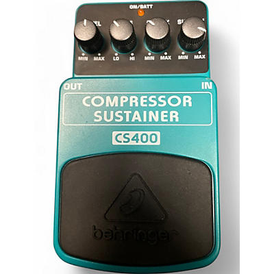 Used Behringer CS400 Compressor Sustainer Effect Pedal