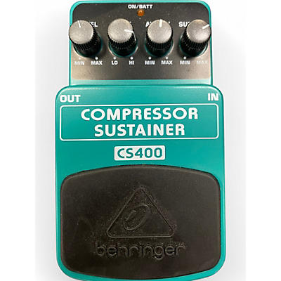 Used Behringer CS400 Compressor Sustainer Effect Pedal