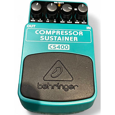 Used Behringer CS400 Compressor Sustainer Effect Pedal