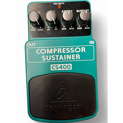 Used Behringer CS400 Compressor Sustainer Effect Pedal