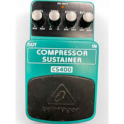 Used Behringer CS400 Compressor Sustainer Effect Pedal