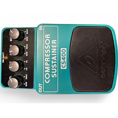 Used Behringer CS400 Compressor Sustainer Effect Pedal