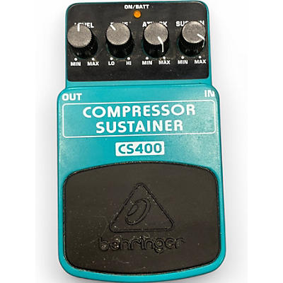 Used Behringer CS400 Compressor Sustainer Effect Pedal