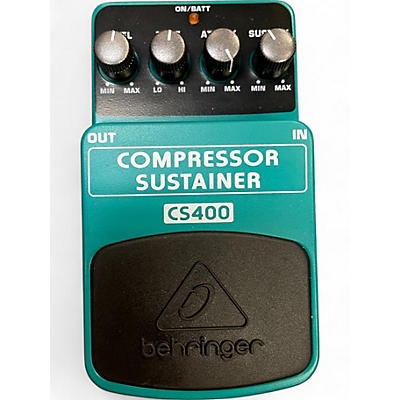 Used Behringer CS400 Compressor Sustainer Effect Pedal
