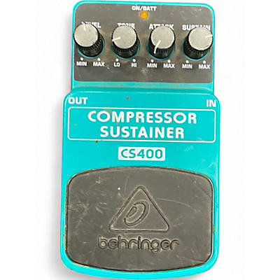 Used Behringer CS400 Compressor Sustainer Effect Pedal