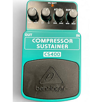 Used Behringer CS400 Compressor Sustainer Effect Pedal