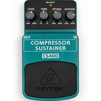 Used Behringer CS400 Compressor Sustainer Effect Pedal