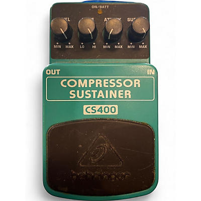 Used Behringer CS400 Compressor Sustainer Effect Pedal