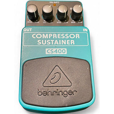 Used Behringer CS400 Compressor Sustainer Effect Pedal