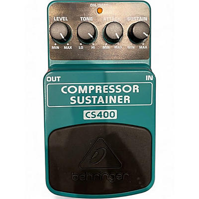 Used Behringer CS400 Compressor Sustainer Effect Pedal