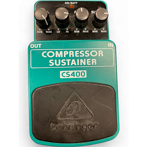 Used Behringer CS400 Compressor Sustainer Effect Pedal