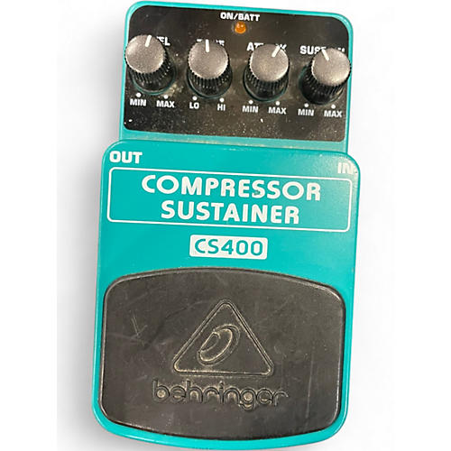Used Behringer CS400 Compressor Sustainer Effect Pedal