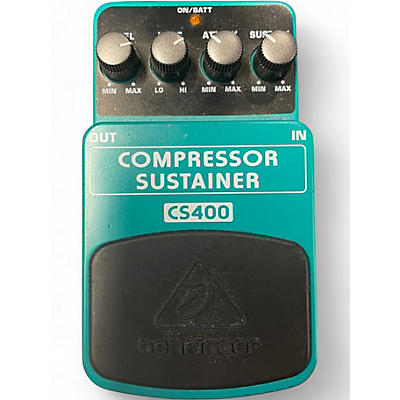Used Behringer CS400 Compressor Sustainer Effect Pedal