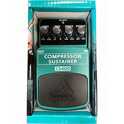 Used Behringer CS400 Compressor Sustainer Effect Pedal