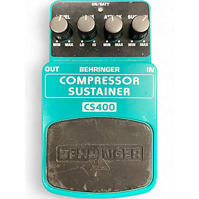 Used Behringer CS400 Compressor Sustainer Effect Pedal