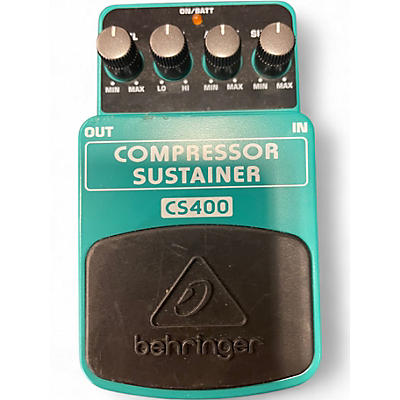 Used Behringer CS400 Compressor Sustainer Effect Pedal