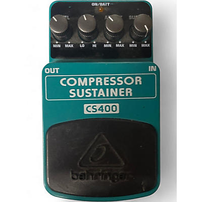 Used Behringer CS400 Compressor Sustainer Effect Pedal