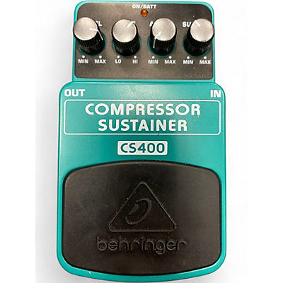 Used Behringer CS400 Compressor Sustainer Effect Pedal