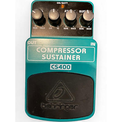 Used Behringer CS400 Compressor Sustainer Effect Pedal