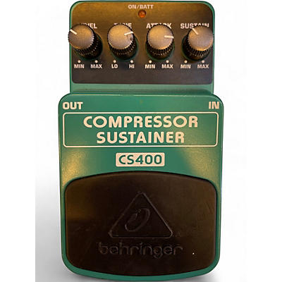 Used Behringer CS400 Compressor Sustainer Effect Pedal