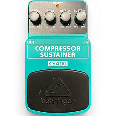Used Behringer CS400 Compressor Sustainer Effect Pedal