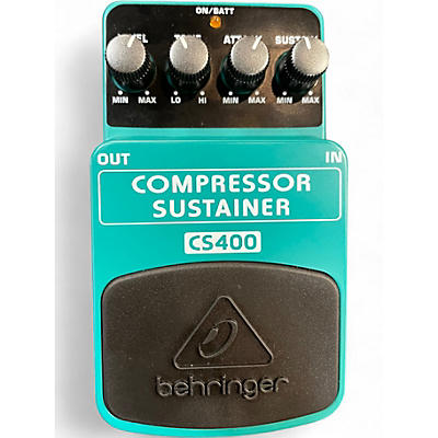 Used Behringer CS400 Compressor Sustainer Effect Pedal