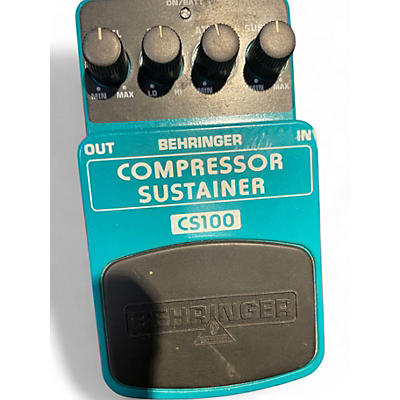Used Behringer CS400 Compressor Sustainer Effect Pedal