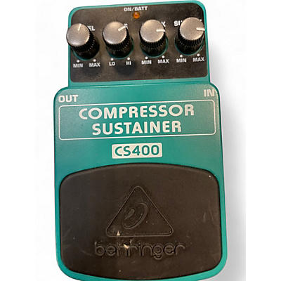 Used Behringer CS400 Compressor Sustainer Effect Pedal