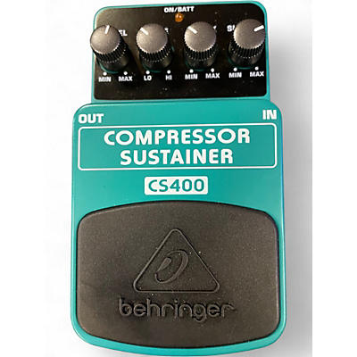 Used Behringer CS400 Compressor Sustainer Effect Pedal