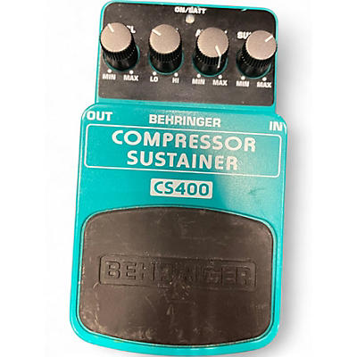 Used Behringer CS400 Compressor Sustainer Effect Pedal