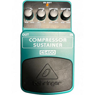 Used Behringer CS400 Compressor Sustainer Effect Pedal