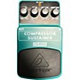 Used Behringer CS400 Compressor Sustainer Effect Pedal