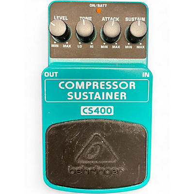 Used Behringer CS400 Compressor Sustainer Effect Pedal