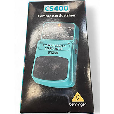Used Behringer CS400 Compressor Sustainer Effect Pedal