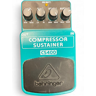 Used Behringer CS400 Compressor Sustainer Effect Pedal