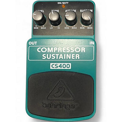 Used Behringer CS400 Compressor Sustainer Effect Pedal