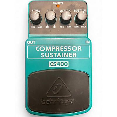 Used Behringer CS400 Compressor Sustainer Effect Pedal