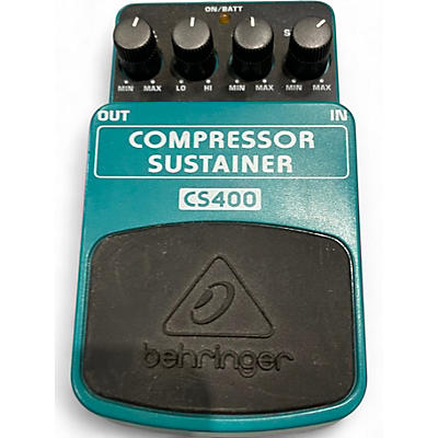 Used Behringer CS400 Compressor Sustainer Effect Pedal