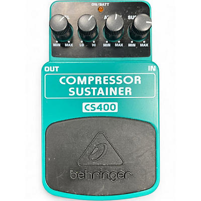 Used Behringer CS400 Compressor Sustainer Effect Pedal