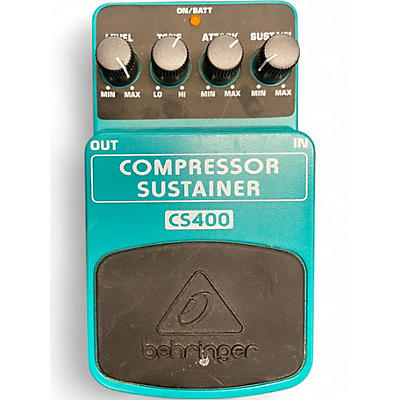 Used Behringer CS400 Compressor Sustainer Effect Pedal