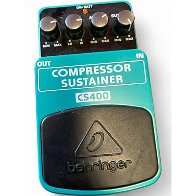 Used Behringer CS400 Compressor Sustainer Effect Pedal