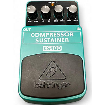 Used Behringer CS400 Compressor Sustainer Effect Pedal