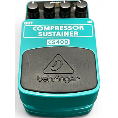 Used Behringer CS400 Compressor Sustainer Effect Pedal
