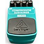 Used Behringer CS400 Compressor Sustainer Effect Pedal