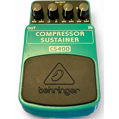 Used Behringer CS400 Compressor Sustainer Effect Pedal