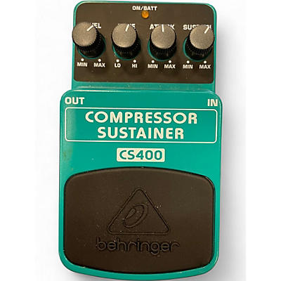 Used Behringer CS400 Compressor Sustainer Effect Pedal