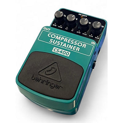 Used Behringer CS400 Compressor Sustainer Effect Pedal
