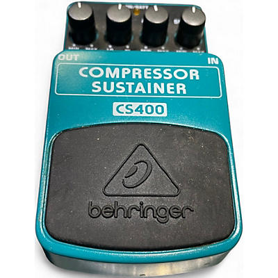 Used Behringer CS400 Compressor Sustainer Effect Pedal