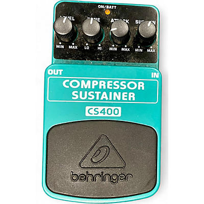 Used Behringer CS400 Compressor Sustainer Effect Pedal