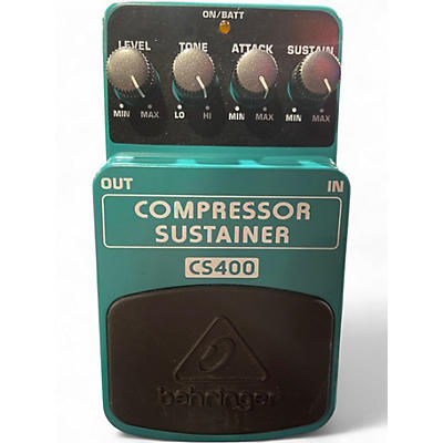 Used Behringer CS400 Compressor Sustainer Effect Pedal